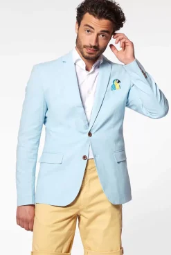 OppoSuits Birdie - Soft Blue^Men Deluxe Blazers