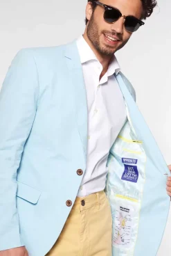 OppoSuits Birdie - Soft Blue^Men Deluxe Blazers