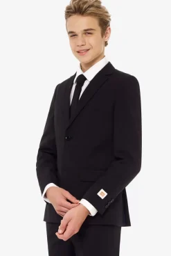 OppoSuits Black Knight^Teen Boys Prom Suits