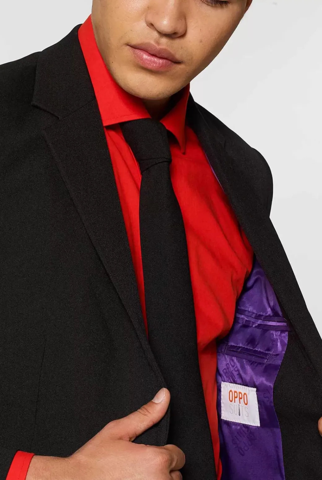 OppoSuits Black Knight^Men Prom Suits