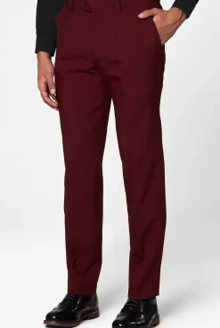 OppoSuits Blazing Burgundy^Men Prom Suits