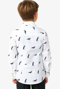 OppoSuits Christmas Penguins^Boys Christmas Shirts