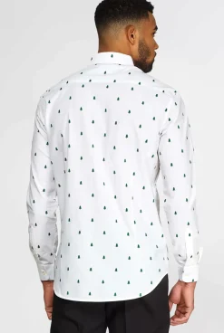 OppoSuits Christmas Trees^Men Christmas Shirts