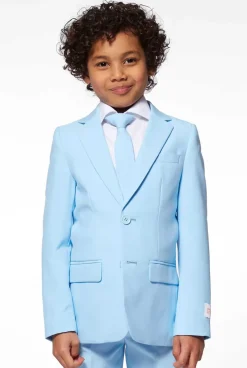 OppoSuits Cool Blue^Boys Solid Colored Suits