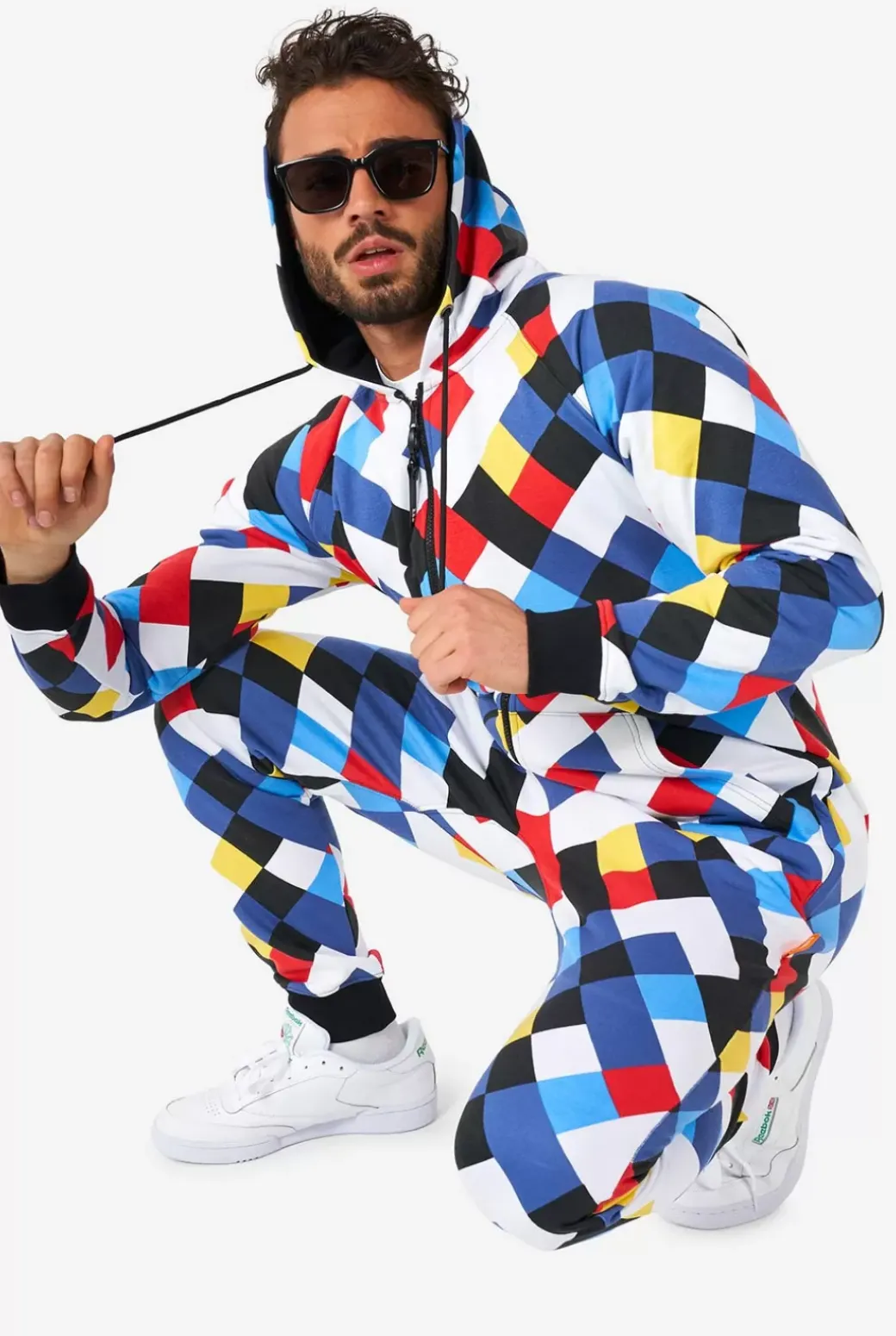 OppoSuits Crisscrosser^Men Solid Colored Onesies
