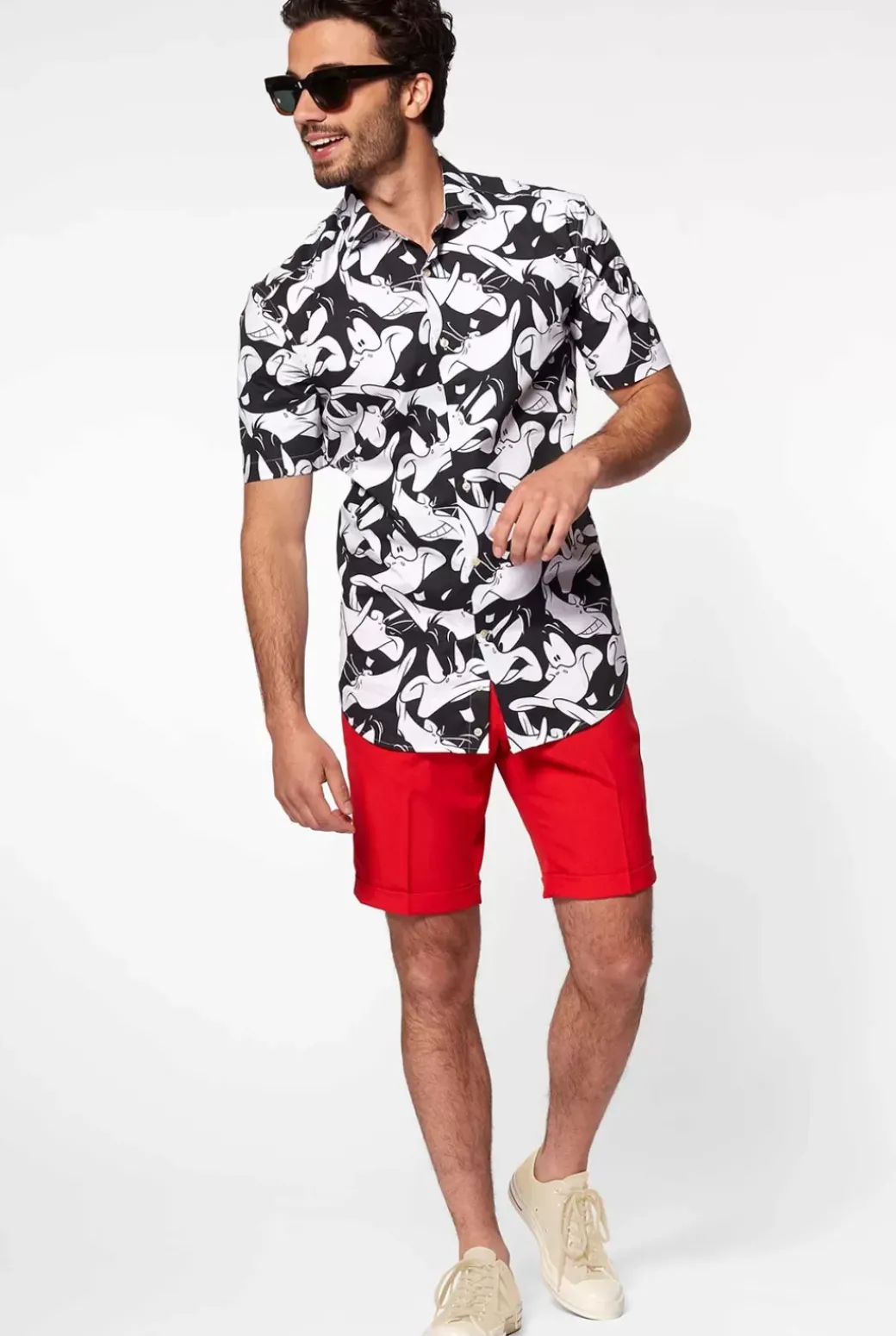 OppoSuits Daffy Duck^Men Casual Shirts