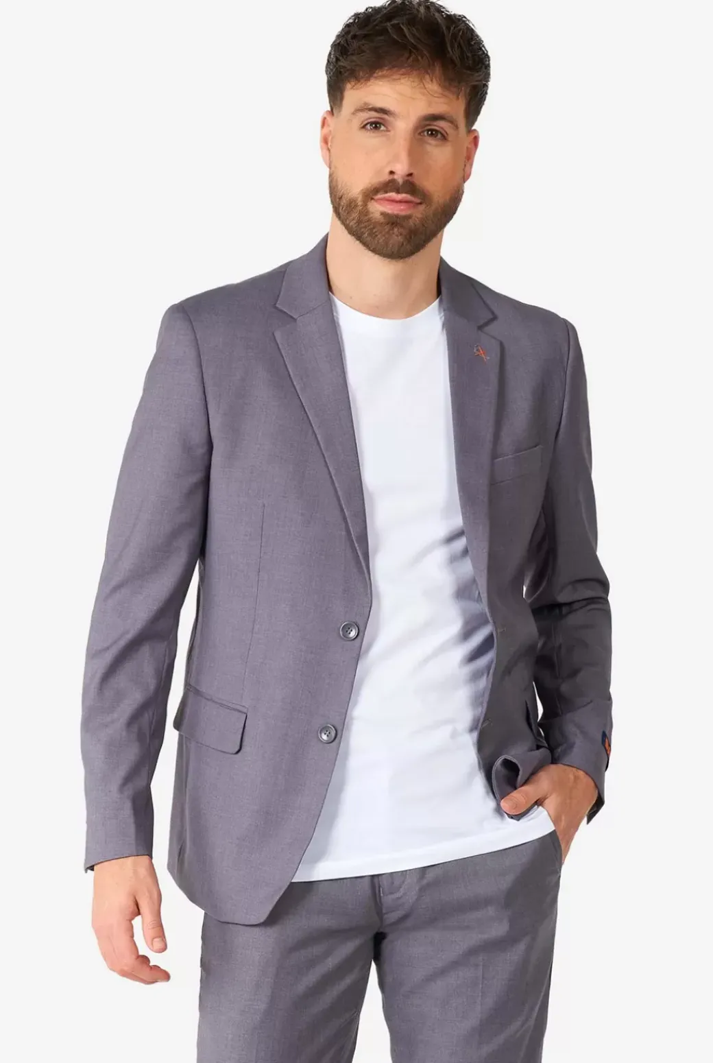 OppoSuits Daily Dark Grey^Men Prom Suits