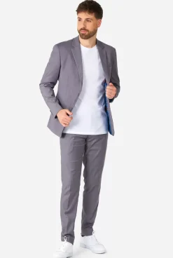 OppoSuits Daily Dark Grey^Men Prom Suits