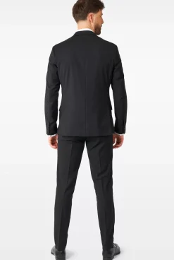 OppoSuits Daily Deep Black^Men Prom Suits
