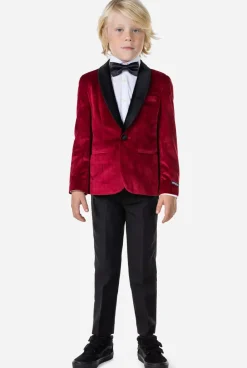 OppoSuits Dinner Jacket - Burgundy^Boys Blazers