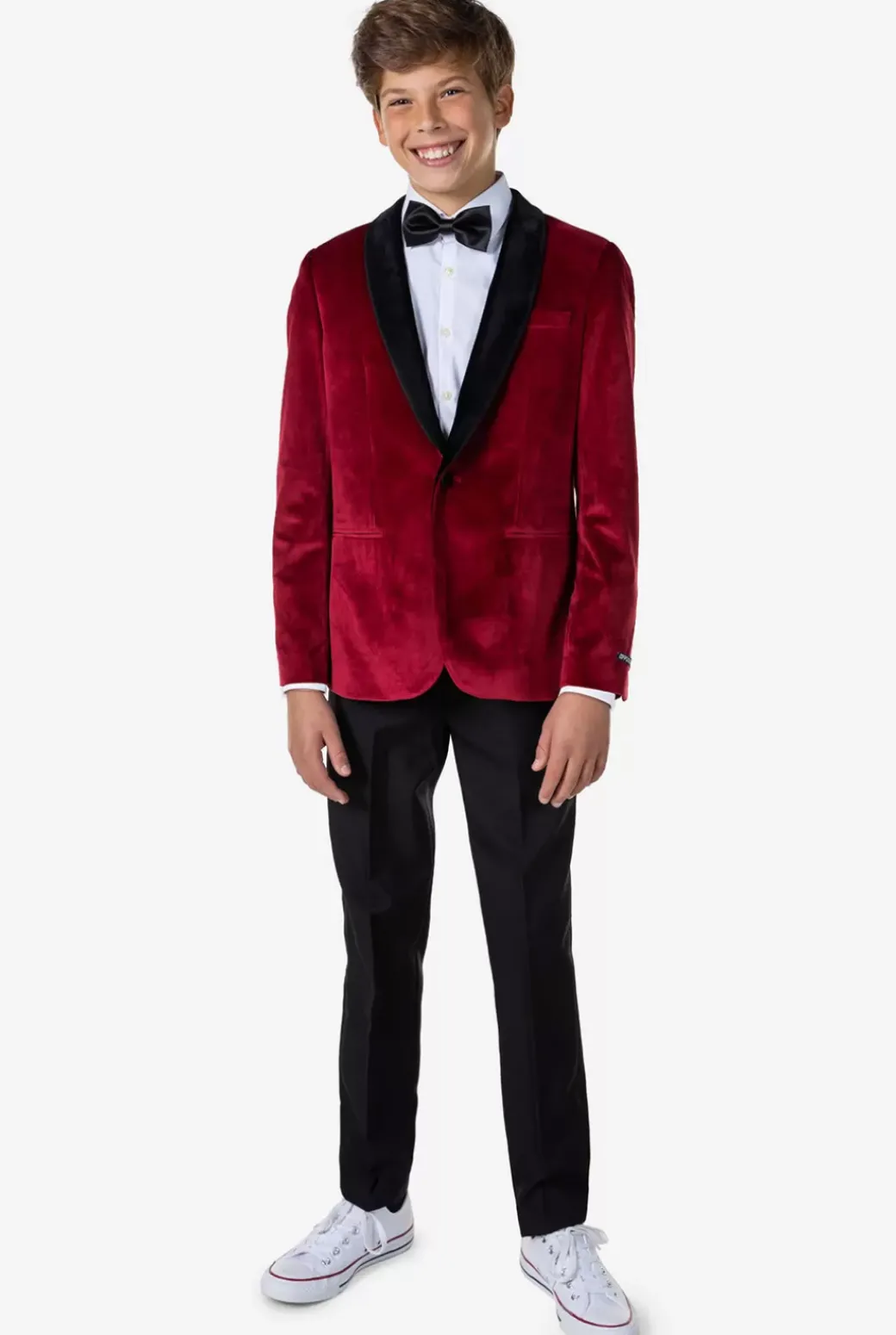 OppoSuits Dinner Jacket - Burgundy^Teen Boys Blazers