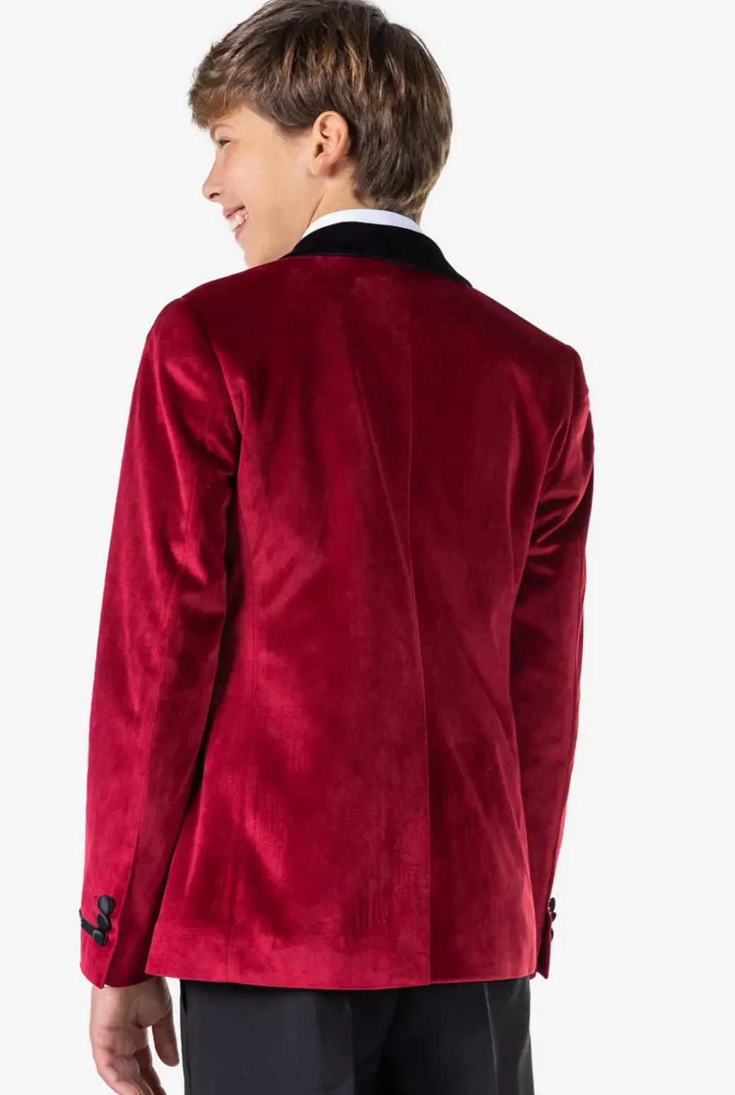 OppoSuits Dinner Jacket - Burgundy^Teen Boys Blazers