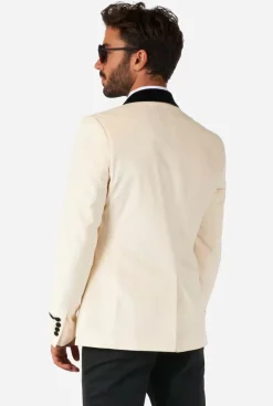 OppoSuits Dinner Jacket - Ivory Champagne^Men Christmas Blazers