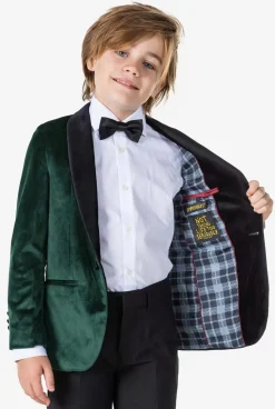 OppoSuits Dinner Jacket - Rich Green^Boys Blazers