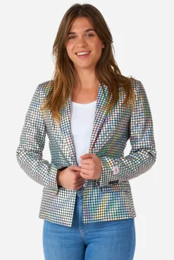 OppoSuits Discoballer^Women Christmas Blazers