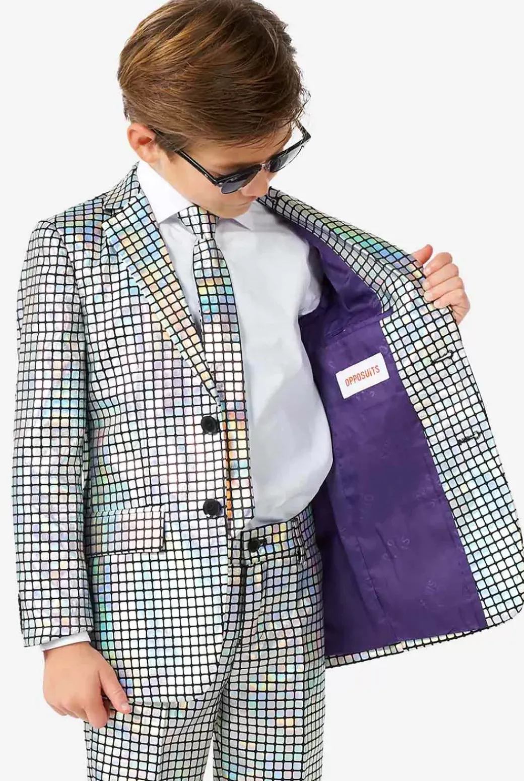 OppoSuits Discoballer^Boys Solid Colored Suits
