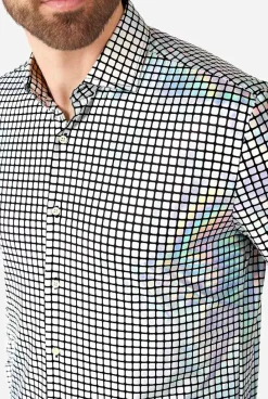 OppoSuits Discoballer^Men Casual Shirts