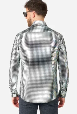 OppoSuits Discoballer^Men Casual Shirts