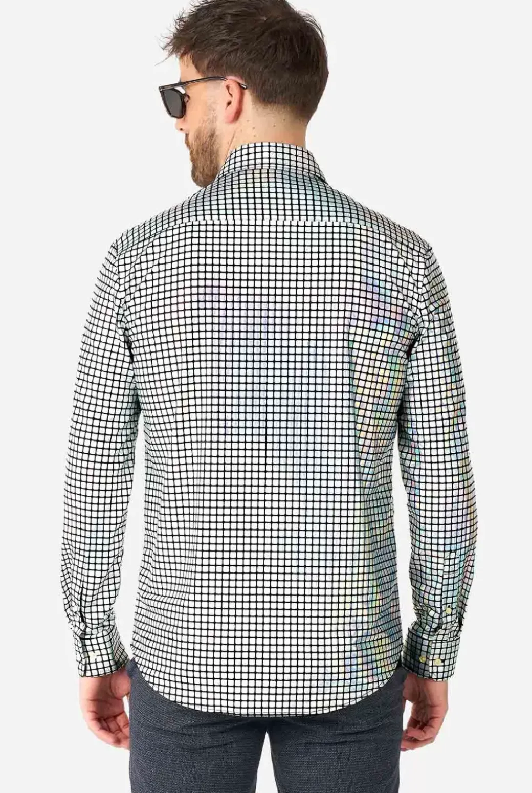 OppoSuits Discoballer^Men Casual Shirts