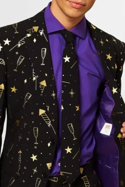 OppoSuits Fancy Fireworks^Men Christmas Suits