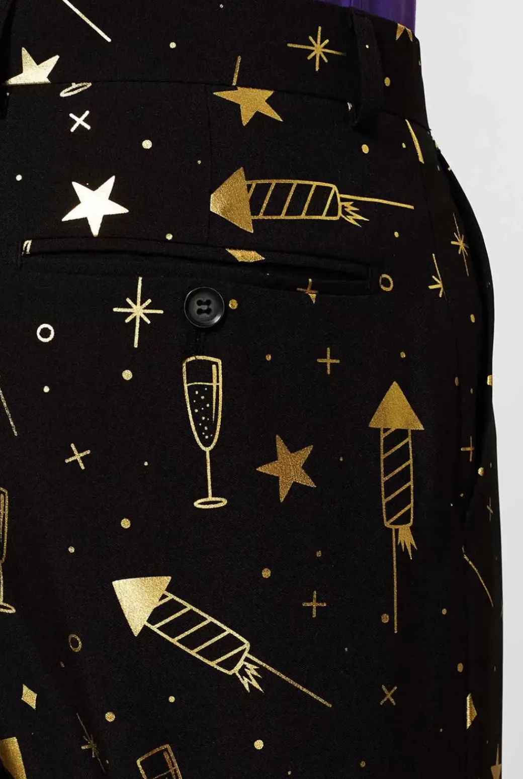 OppoSuits Fancy Fireworks^Men Christmas Suits