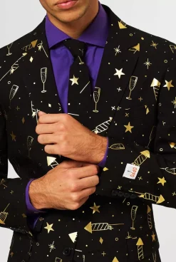 OppoSuits Fancy Fireworks^Men Christmas Suits