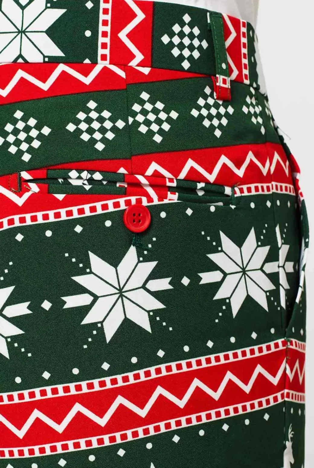 OppoSuits Festive Green^Men Christmas Suits