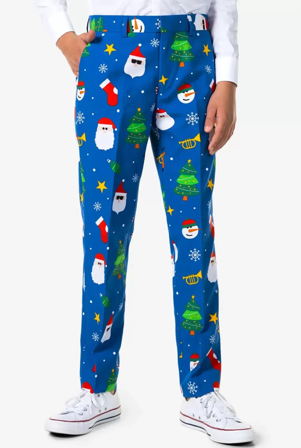 OppoSuits Festivity Blue^Teen Boys Christmas Suits