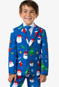 OppoSuits Festivity Blue^Boys Christmas Suits