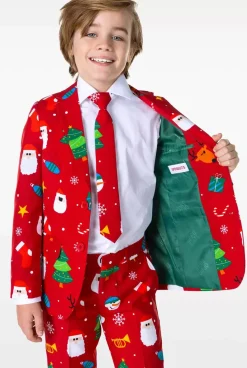 OppoSuits Festivity Red^Boys Christmas Suits