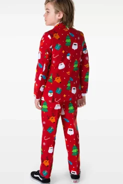 OppoSuits Festivity Red^Boys Christmas Suits