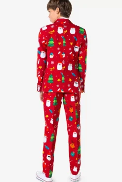 OppoSuits Festivity Red^Teen Boys Christmas Suits