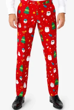 OppoSuits Festivity Red^Men Christmas Suits
