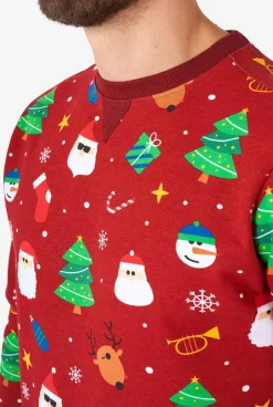 OppoSuits Festivity Red^Men Christmas Sweaters