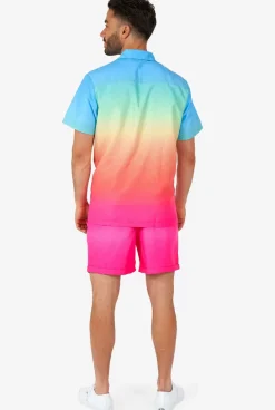 OppoSuits Funky Fade^Men Printed Summer Sets