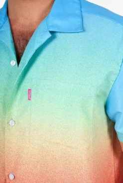 OppoSuits Funky Fade^Men Printed Summer Sets