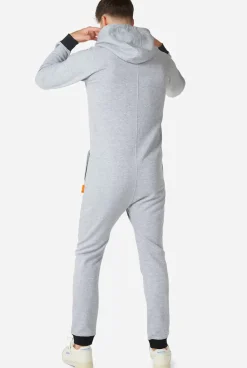 OppoSuits Gentle Grey^Men Solid Colored Onesies