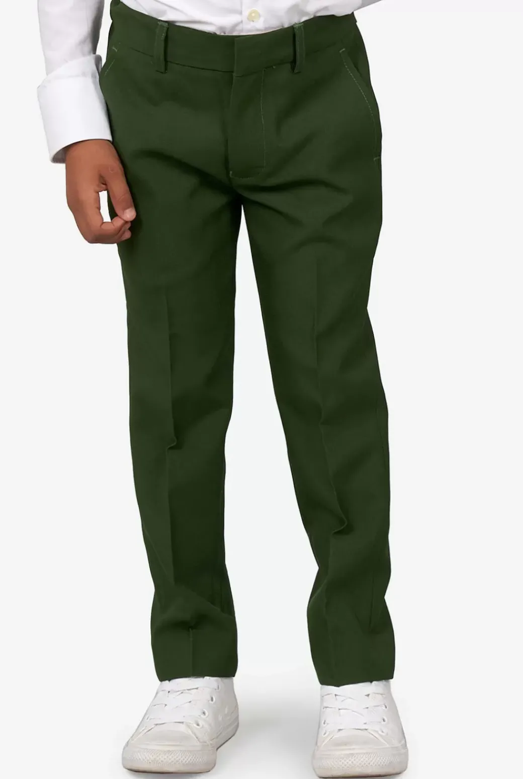 OppoSuits Glorious Green^Boys Solid Colored Suits