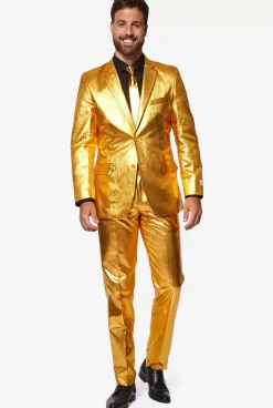 OppoSuits Groovy Gold^Men Christmas Suits