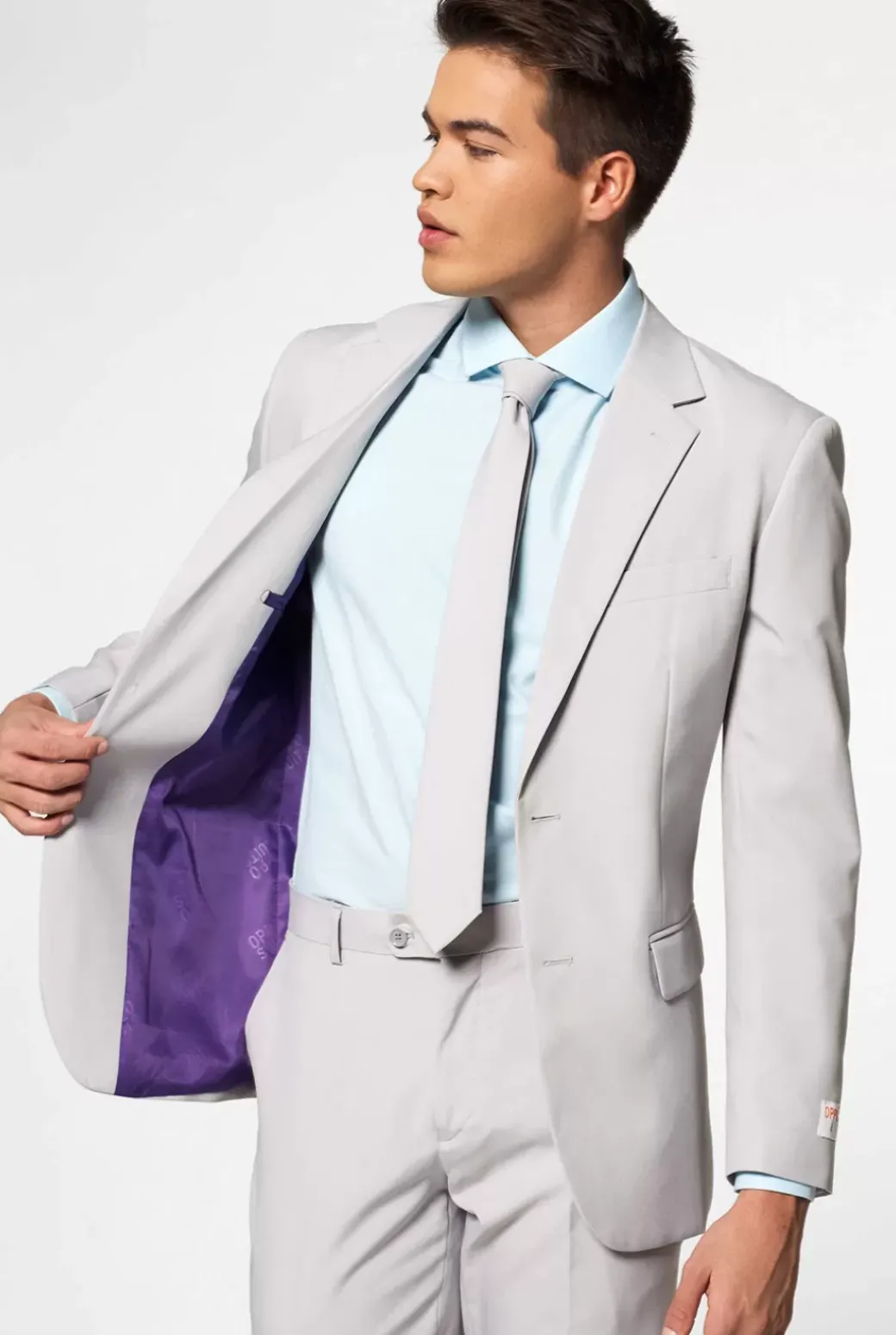 OppoSuits Groovy Grey^Men Prom Suits