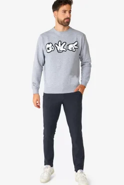 OppoSuits Hands Of Chance^Men Deluxe Sweaters