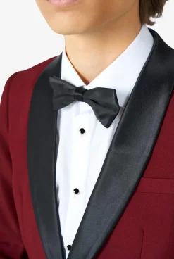 OppoSuits Hot Burgundy^Teen Boys Tuxedos