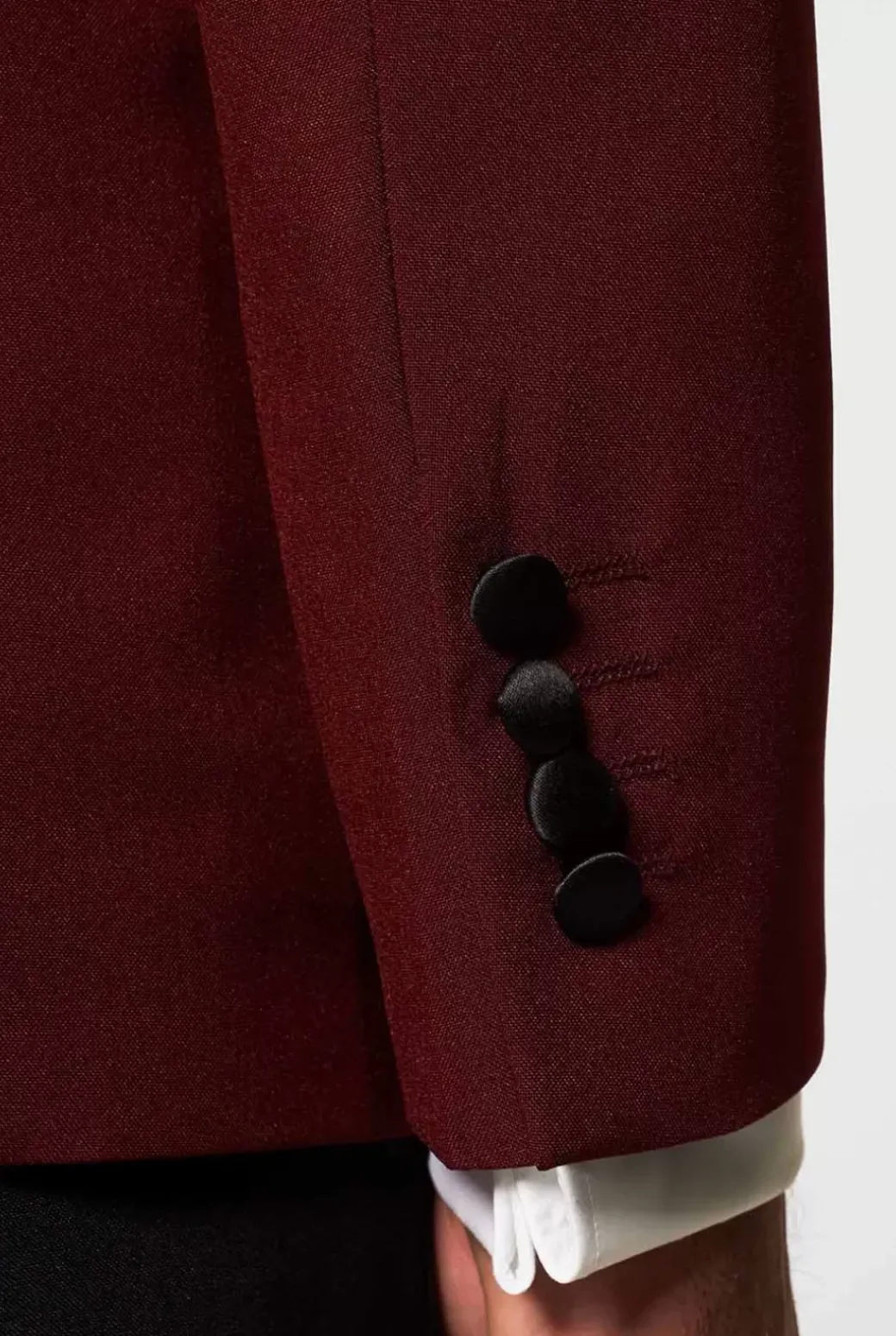 OppoSuits Hot Burgundy^Men Christmas Tuxedos