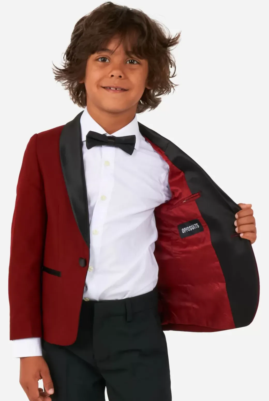 OppoSuits Hot Burgundy^Boys Tuxedos