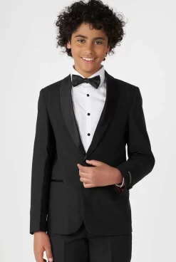 OppoSuits Jet Set Black^Teen Boys Tuxedos
