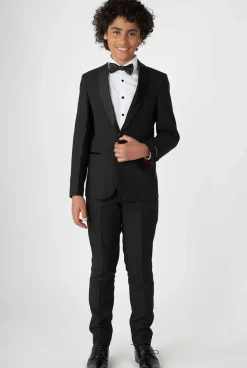 OppoSuits Jet Set Black^Teen Boys Tuxedos