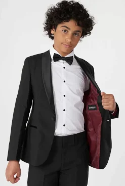 OppoSuits Jet Set Black^Teen Boys Tuxedos