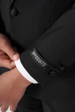 OppoSuits Jet Set Black^Teen Boys Tuxedos