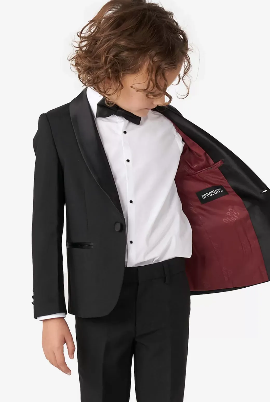 OppoSuits Jet Set Black^Boys Tuxedos