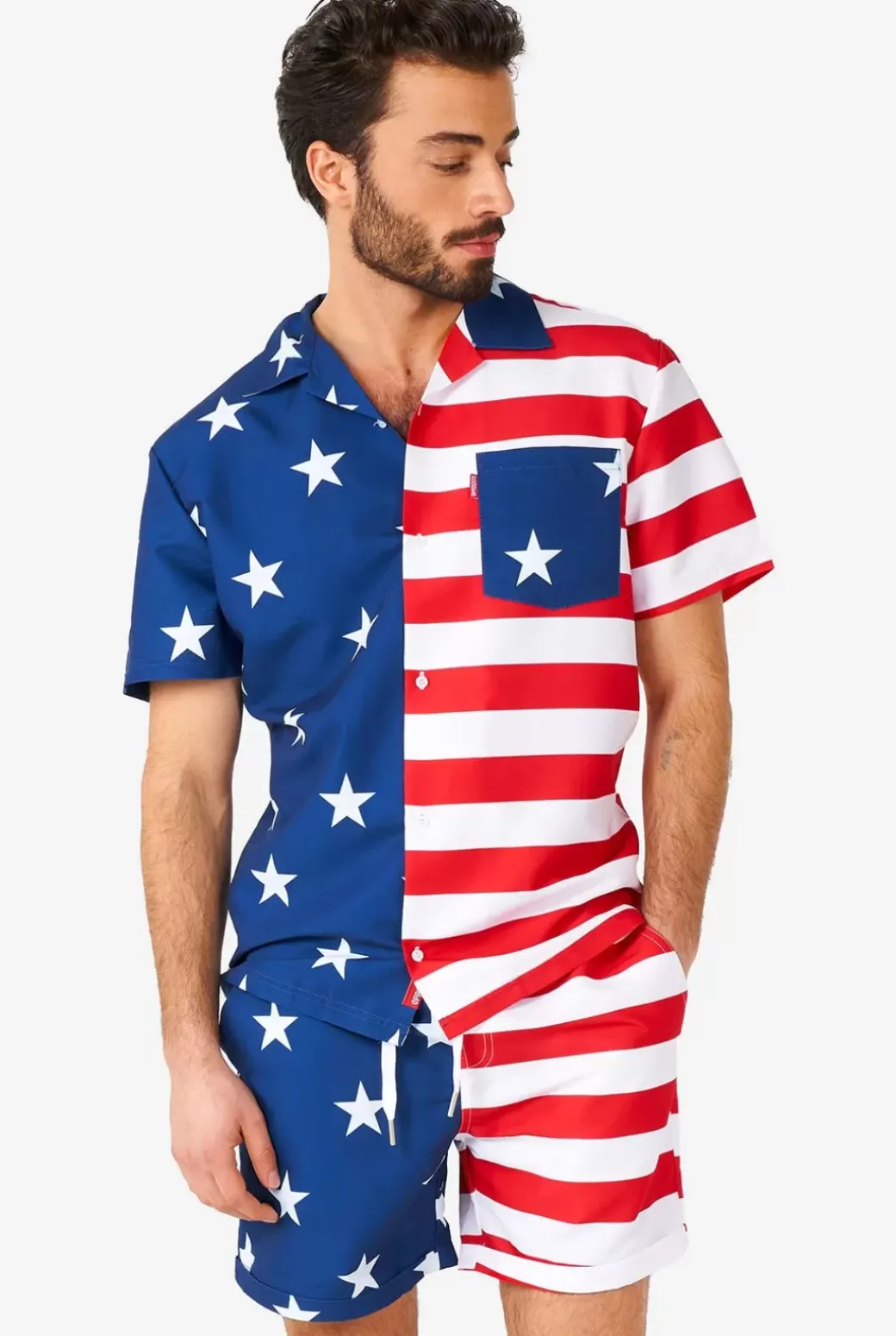 OppoSuits Mcsummer^Men Printed Summer Sets